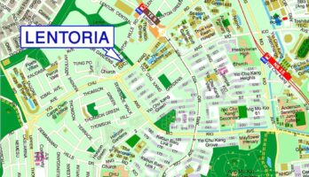 Lentoria location map